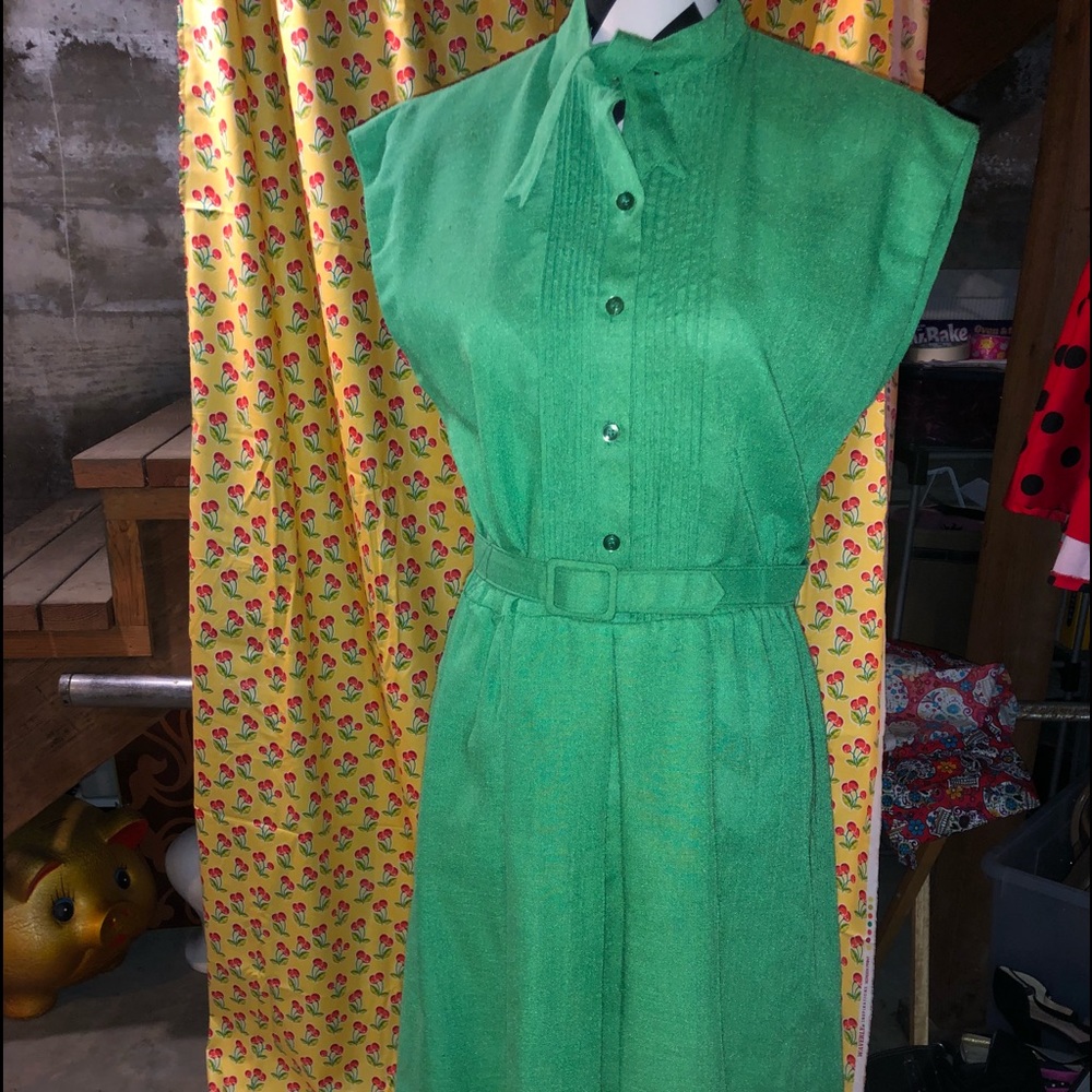 Vintage Green Dress